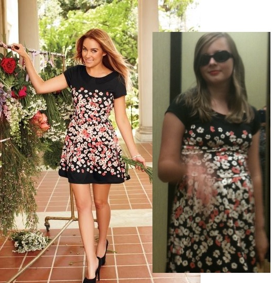 The Recessionista Reviews Lauren Conrad Princess Vera Fall Pictured Our Favorite Pick From The Lauren Conrad Collection Black Dress With Flowers