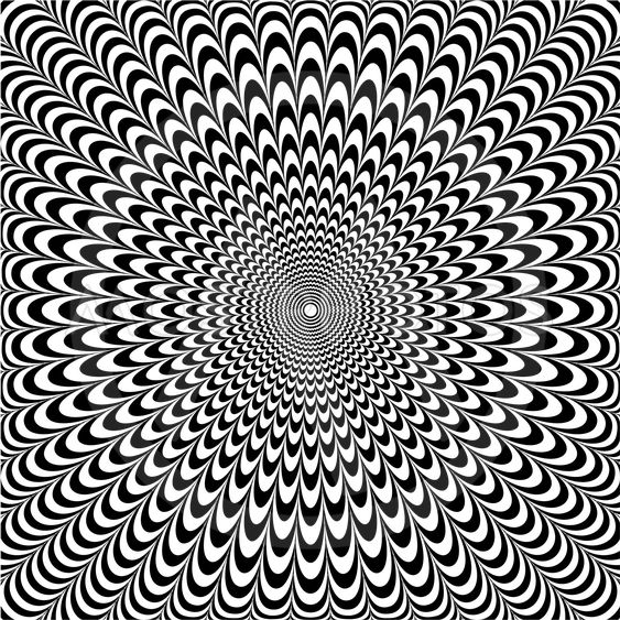 Op art abstract design Op art abstract design