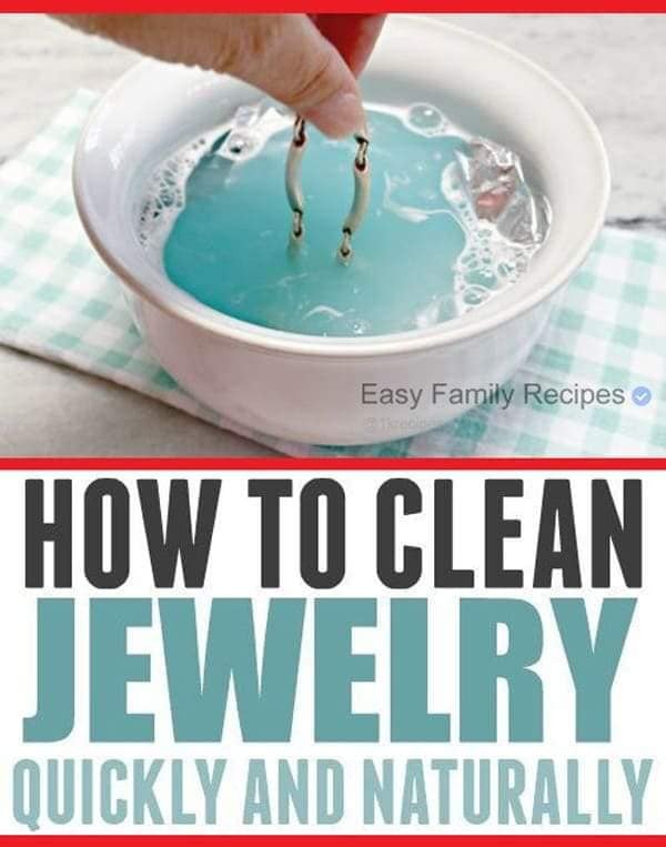 How to clean jewelry naturally