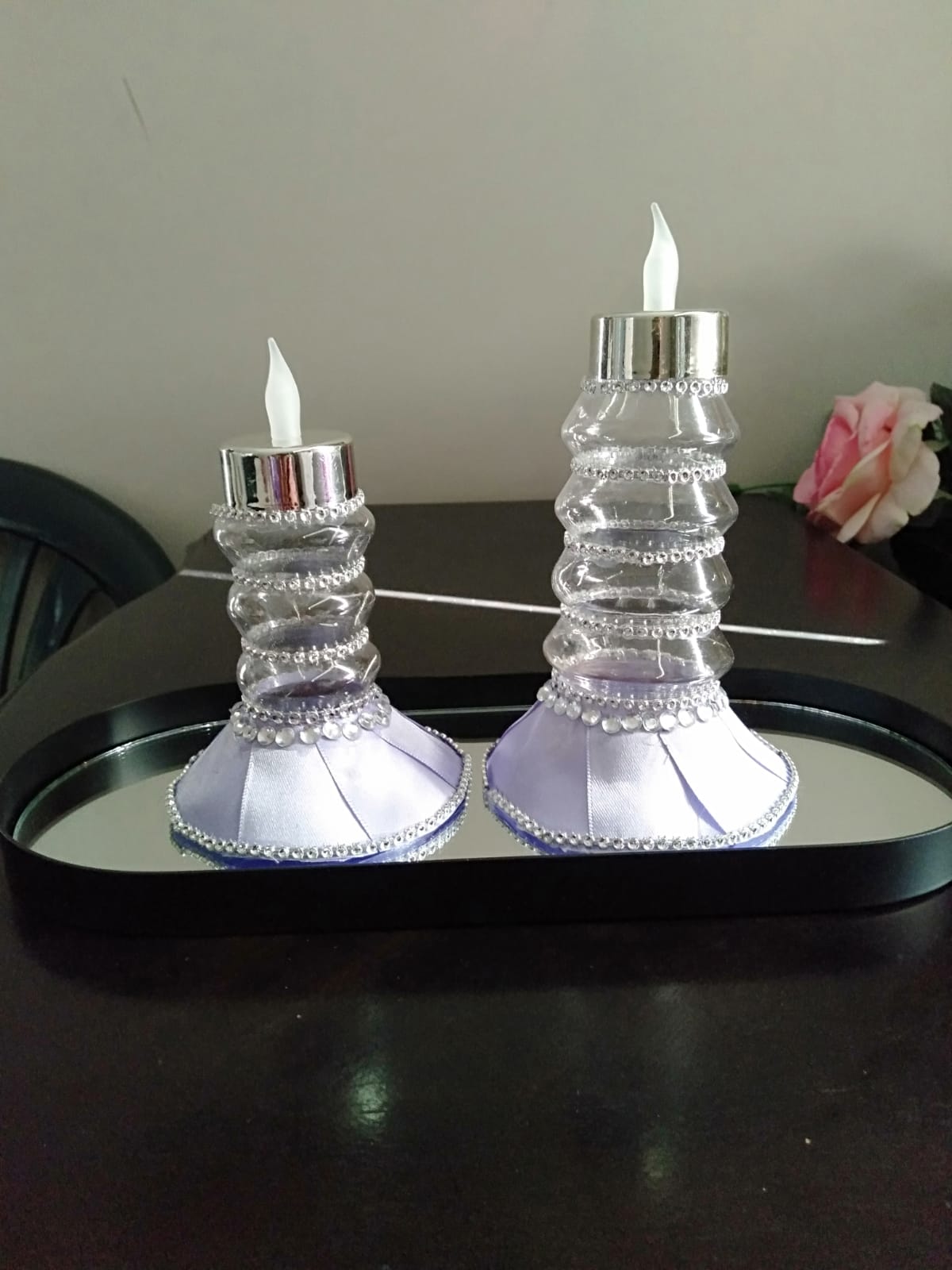 The easier way to make candle holders