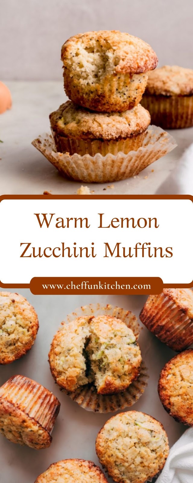 Warm Lemon Zucchini Muffins Warm Lemon Zucchini Muffins