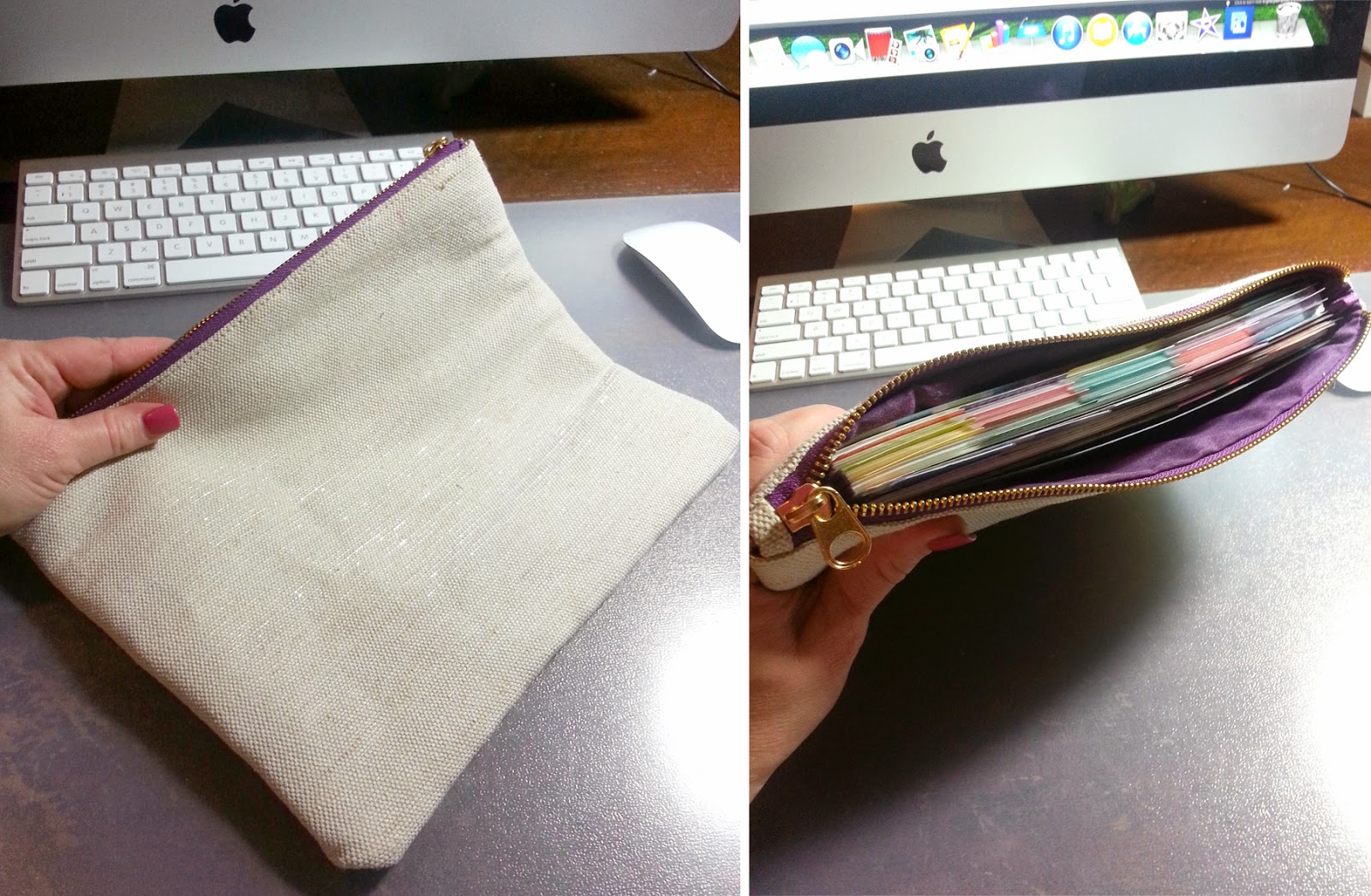 Planning Savage DIY Planner Zipper Pouch for my Erin Condren Life