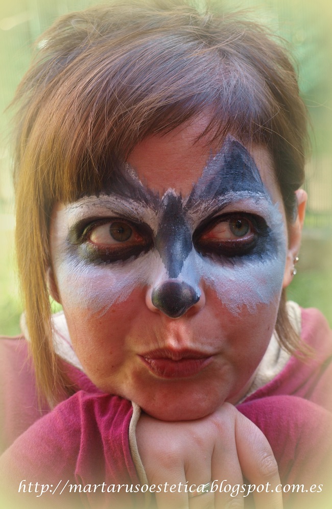 Entre estética y cosmética: Soy un mapache - Face Painting