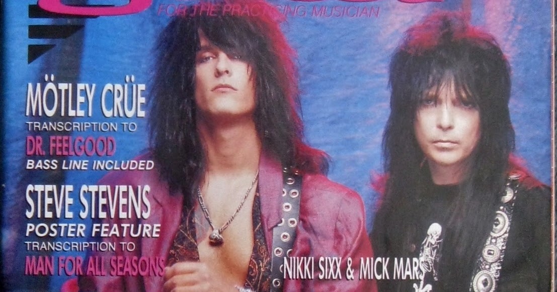 The Sleaze Patrol Files: Nikki Sixx and Mick Mars in Guitar Magazine ...