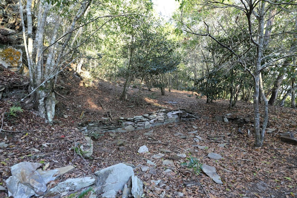 卡社山前的布農族家屋遺址