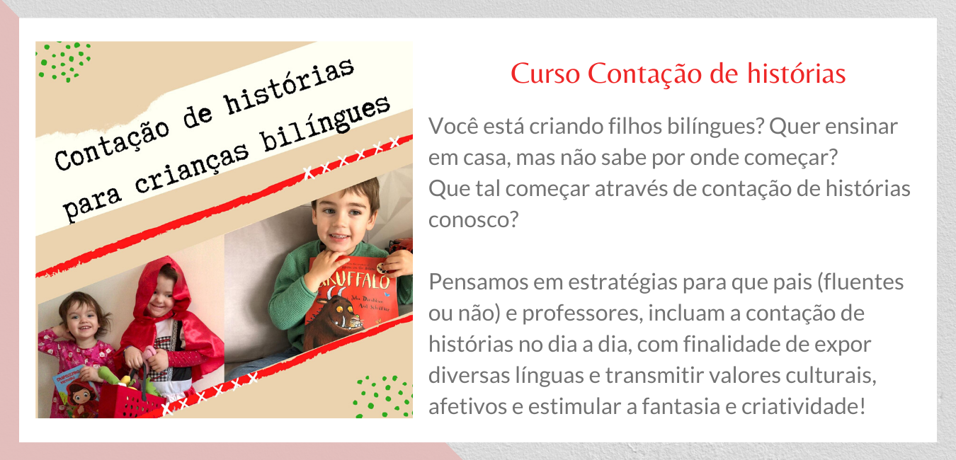 Contação de historias para bilíngues