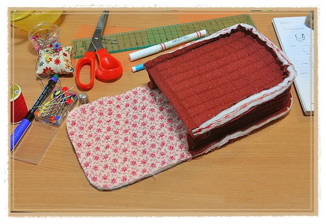 Patchwork and Quilted  Purse zipper DIY. Tutorial with Photos.