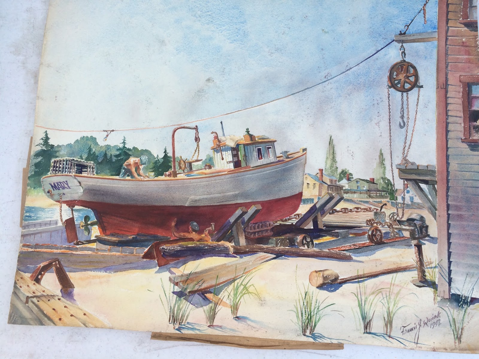 Francis Quirk Master Painter Blog Nautical or Maritime Watercolor