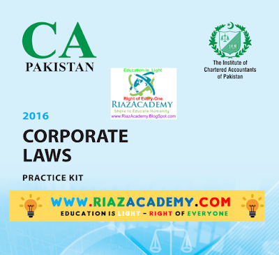 CFAP-02 Corporate Laws 2016 - Practice Kit CFAP-02 Corporate Laws 2016 - Practice Kit