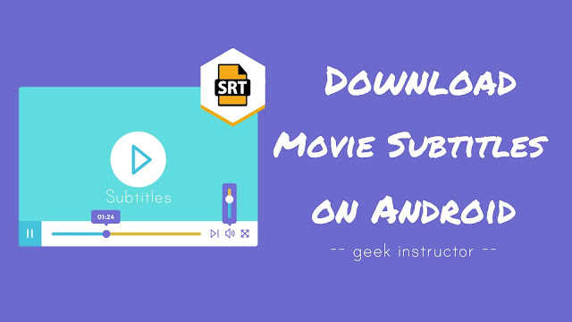 Download movie subtitles on Android