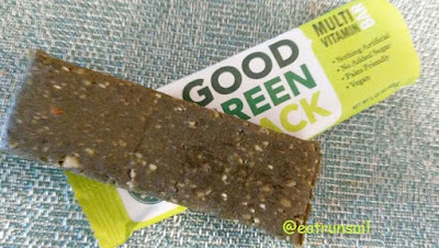 Good Green Snack bar unwrapped