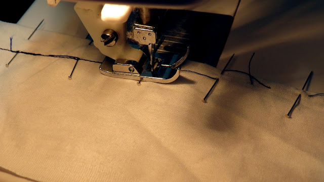 Cosiendo siguiendo hilos flojos