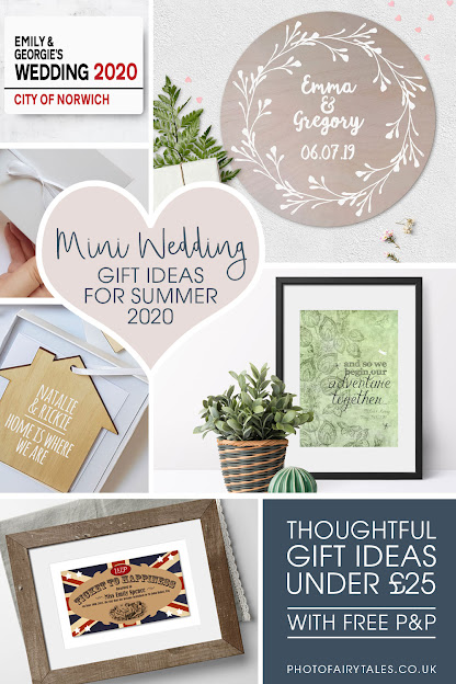 Mini Weddings During Covid - Gorgeous Gift Ideas Under £25