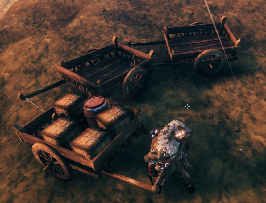 Valheim Connecting carts