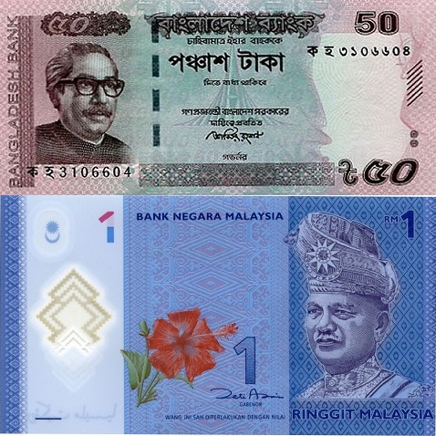 Bangladesh taka today 1 ringgit malaysia 1 SGD