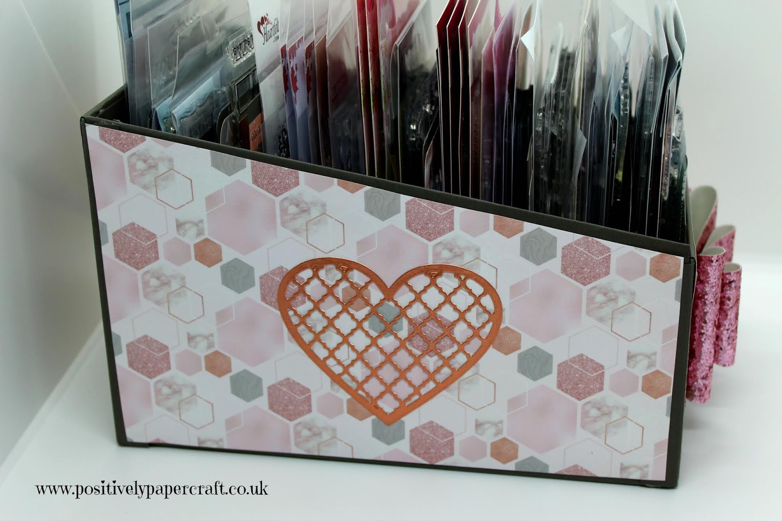 Positively papercraft Stamp Storage Box With Matching DividersMore Craft Room Storage!