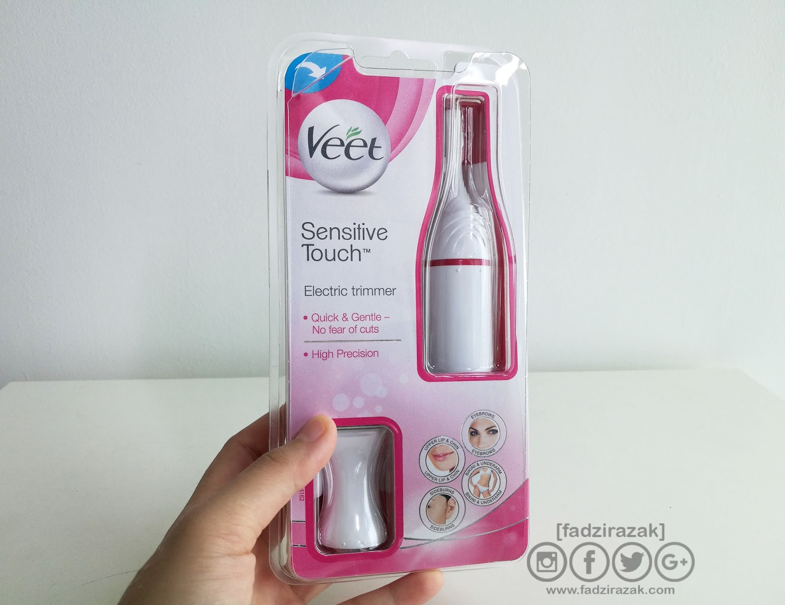 VEET Sensitive Touch Electric Trimmer Review Fadzi Razak — Malaysian