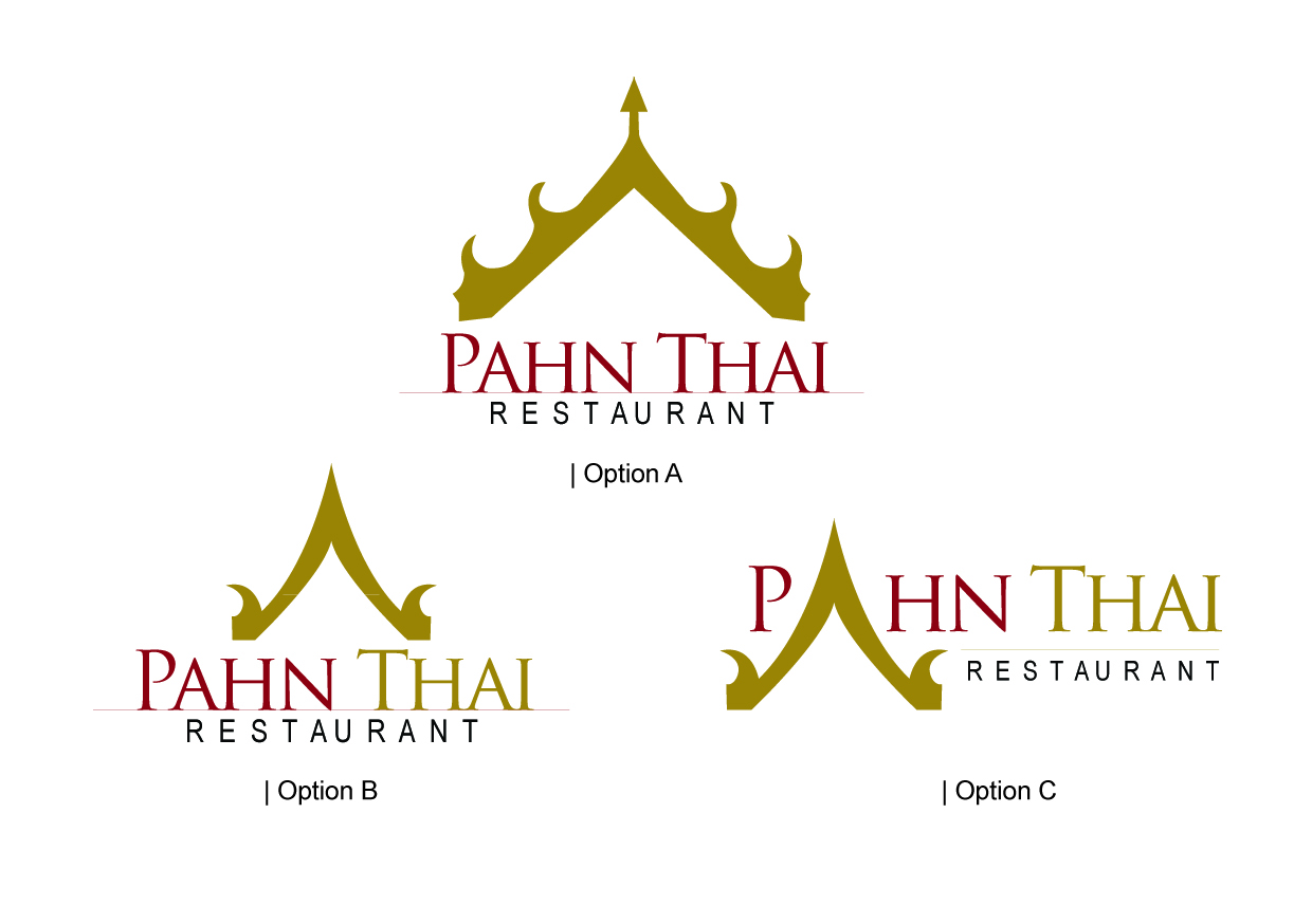 Pahn Thai Restaurant New Logo & Menu Book Cover