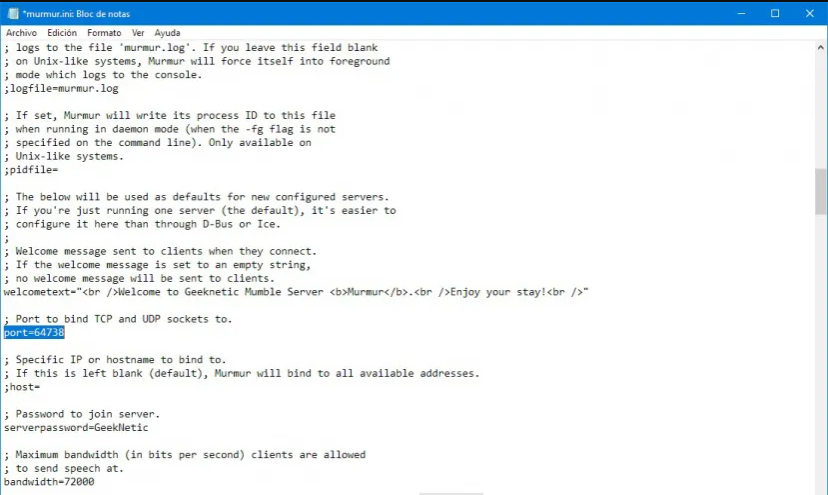 How to create a Mumble server