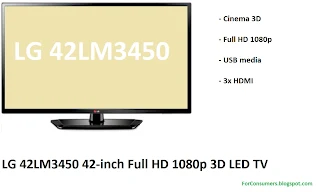 LG 42LM3450 3D LED TV
