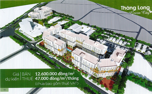 Mặt bằng thiết kế Nhà ở xã hội CT3 CT4 Kim Chung Thăng Long Green City Đông Anh