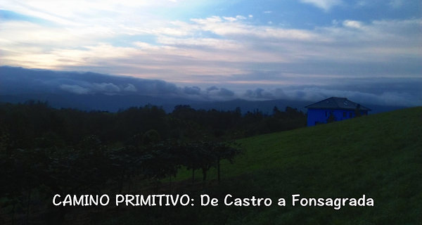 Paisaje en la etapa de Castro a Fonsagrada en el Camino Primitivo