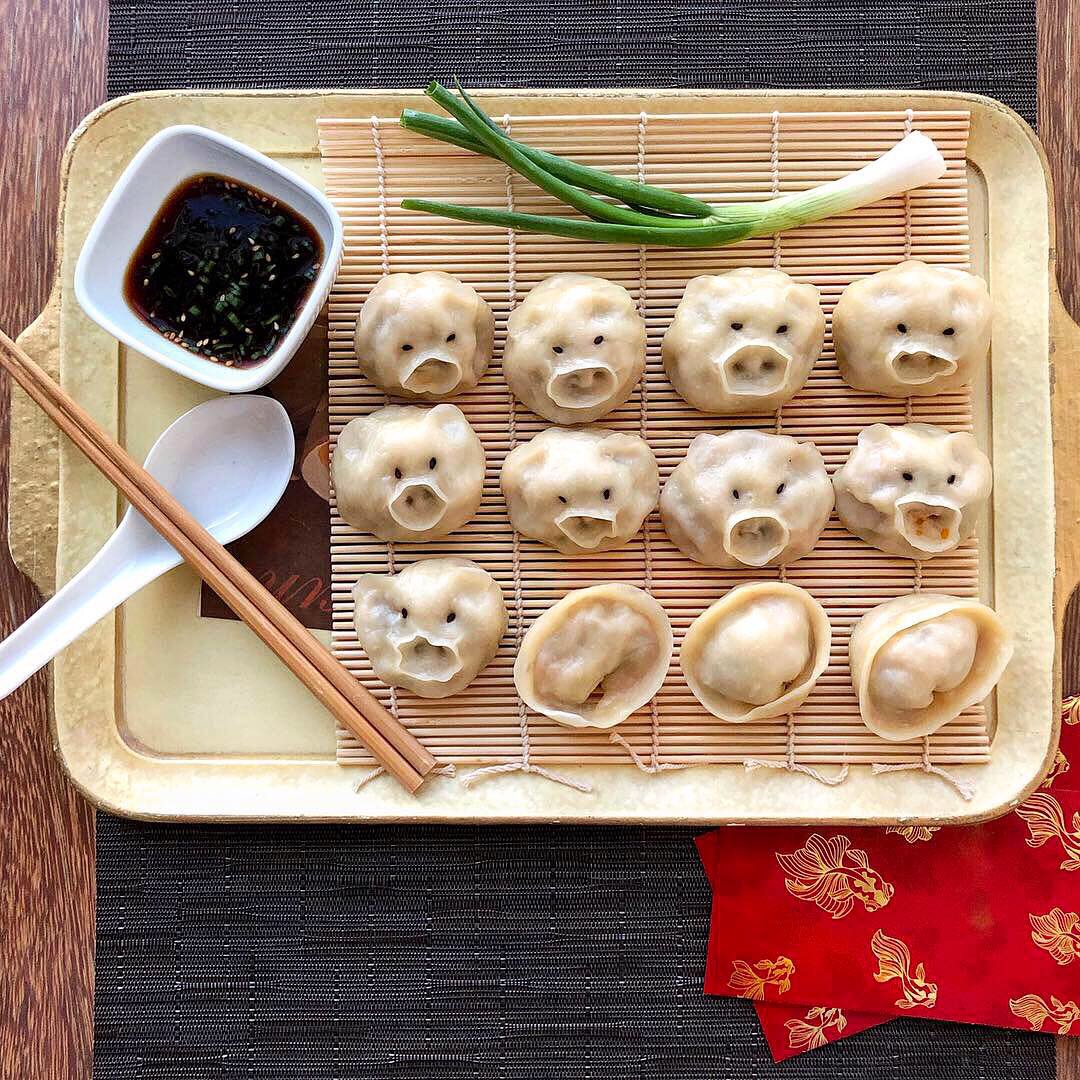 Miss Hangrypants Kimchi Chive dumplings