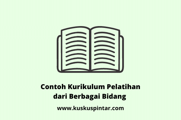 Contoh Kurikulum Pelatihan