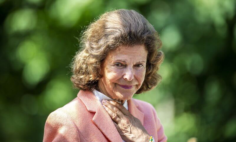 King Carl Gustaf and Queen Silvia opened the exhibition 'Inglasat' at  Solliden Castle