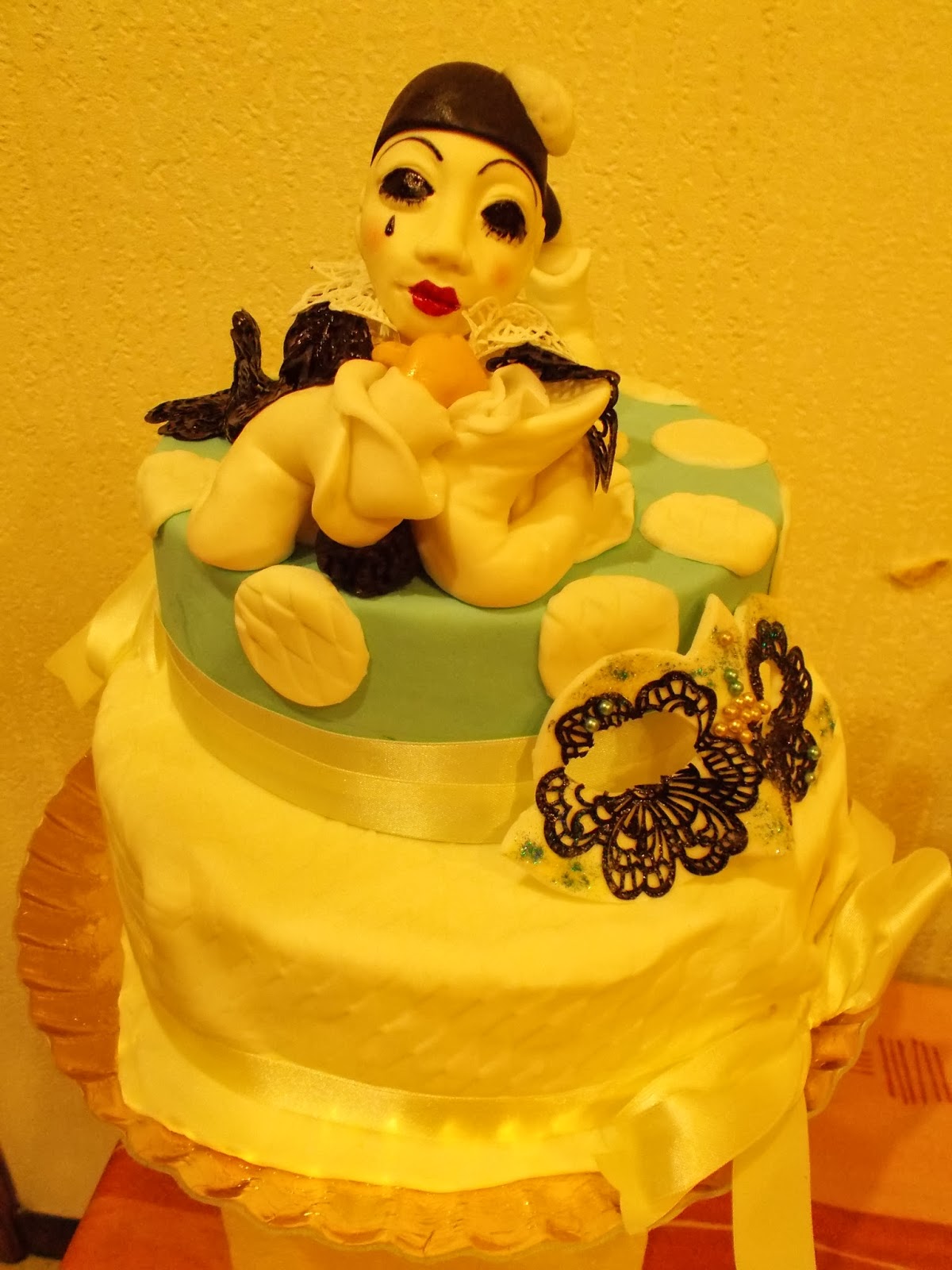 torta - carnevale 2014 - pierrot