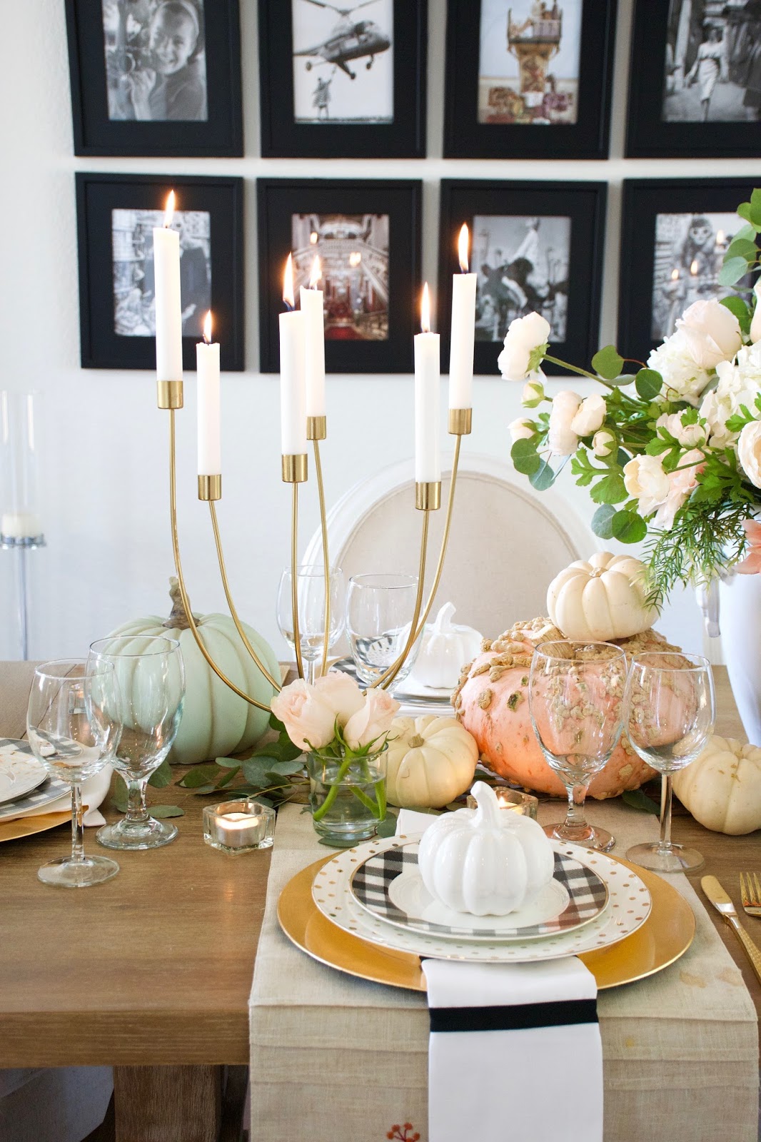 Home and Fabulous: GLAMOROUS THANKSGIVING DINNER TABLE