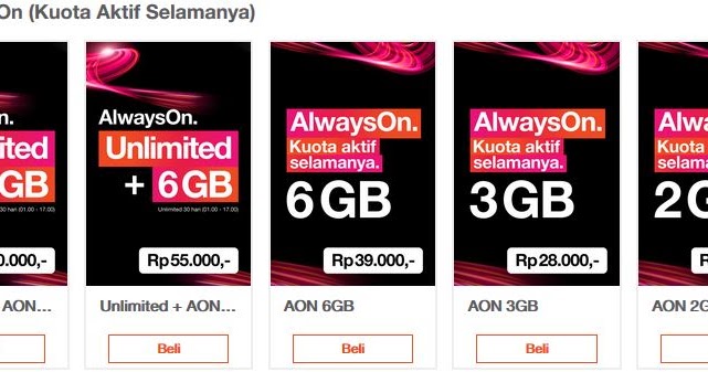 √ Daftar Paket Internet Unlimited Tri (3) Murah - Serba Internetan