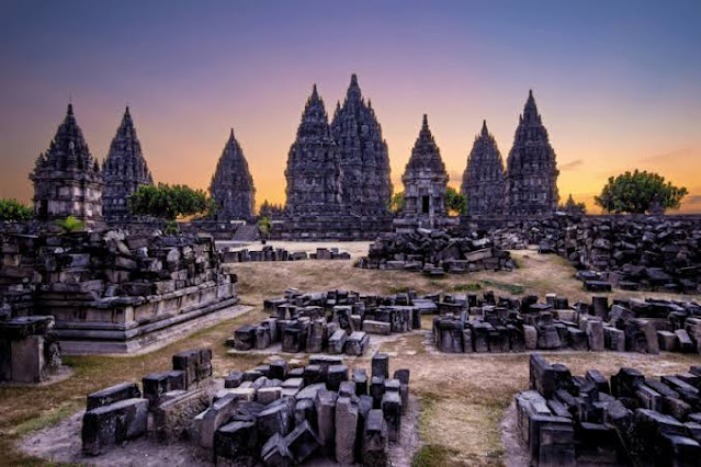 Prambanan Temple area and the Legend of Roro Jonggrang