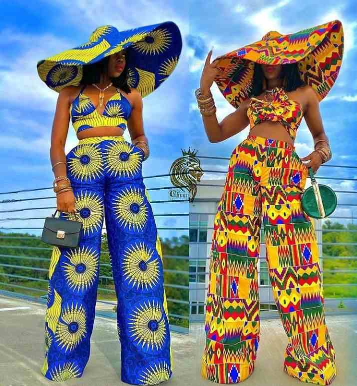 30+ Ankara Palazzo Trousers and Jumpsuits Styles for Ladies - Claraito ...