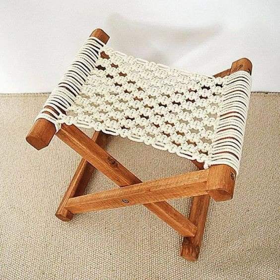 Woven Rope Easy Chair