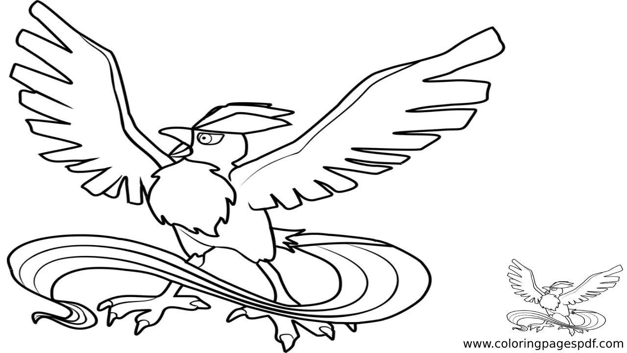 10 Legendary Articuno Pokemon Coloring Pages for Fans