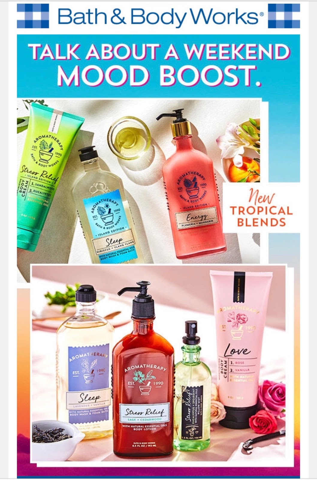 Life Inside the Page Bath & Body Works Today’s Email
