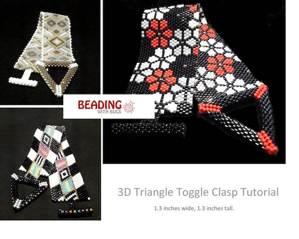 Lovely Peyote Beadwork Patterns and Tutorials by BeadingWithBugs / The