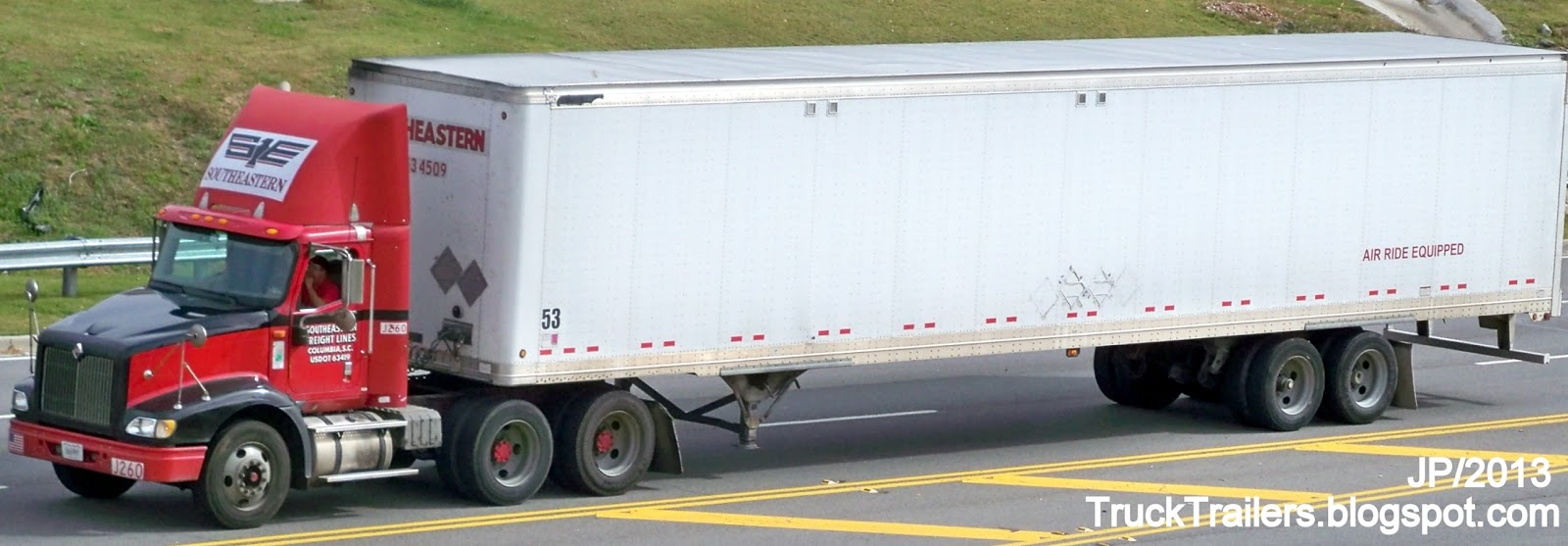 TRUCK TRAILER Transport Express Freight Logistic Diesel Mack Peterbilt