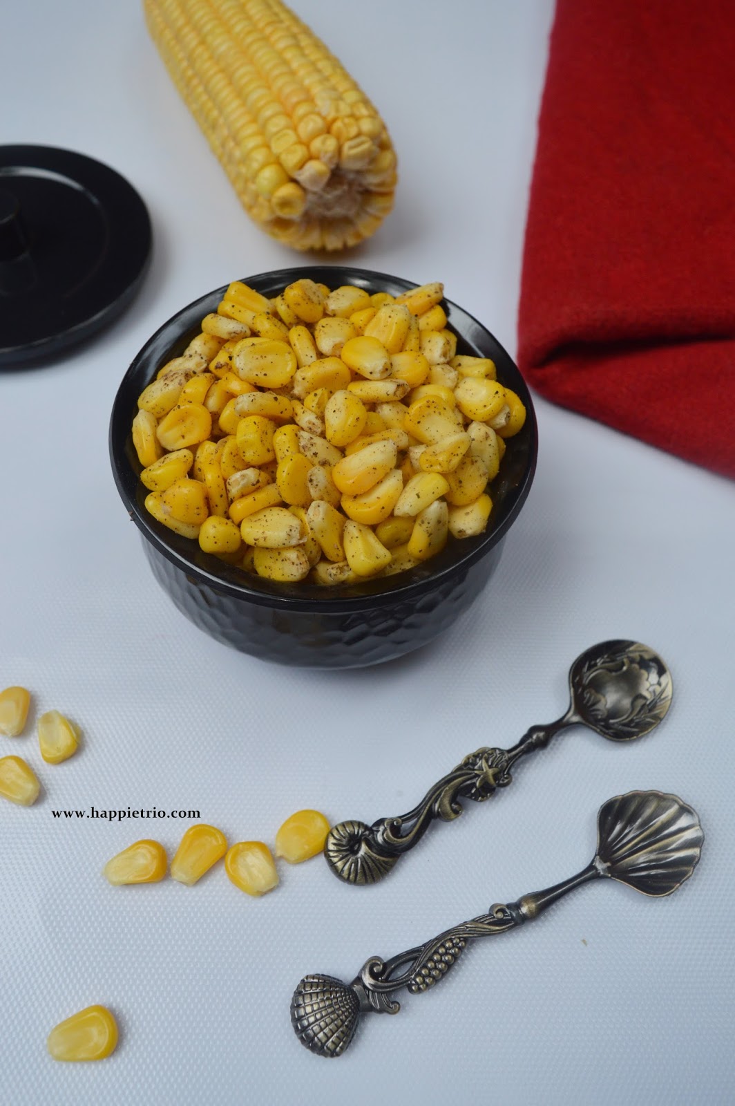 Buttered Sweet Corn (Cup Corn) Cook with Sharmila