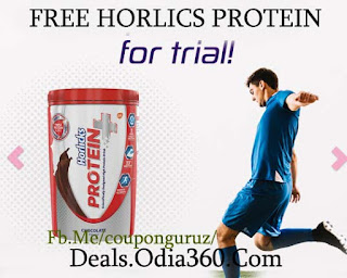 Free Horlics Protein Drick, Register Now