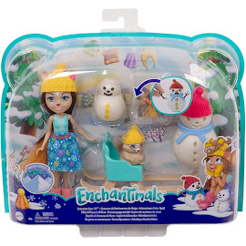 Enchantimals Walnut Snowy Valley Theme Pack Snowman Face-Off Figure