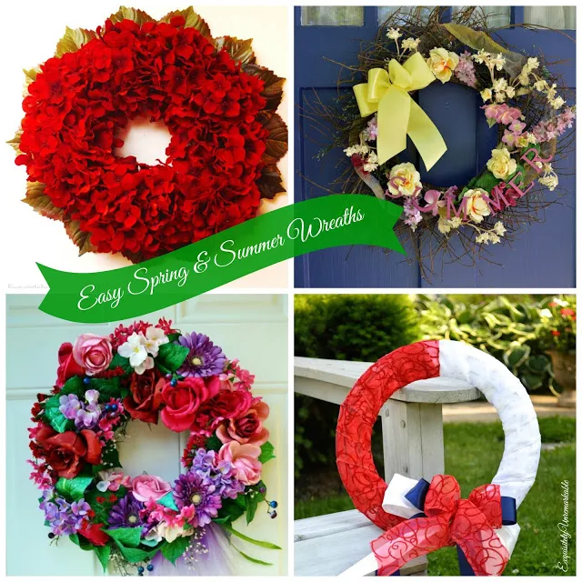 Easy Wreaths For Spring and Summer