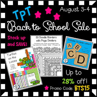  TpT Back to School Sale