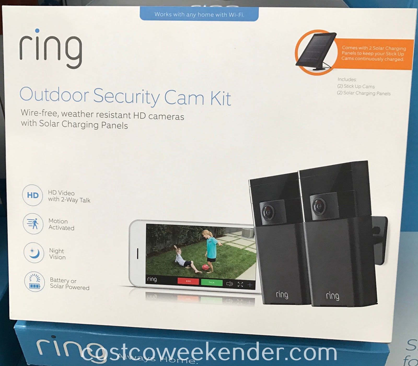 Ring Outdoor Security Cam Kit Costco Weekender