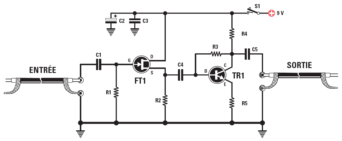 Schema electrique oscilloscope