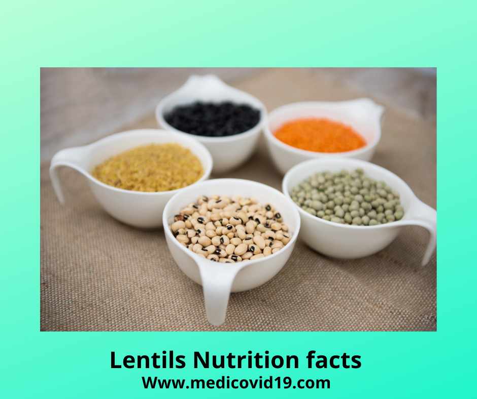 30+ Lentils nutrition in terms of Protien content