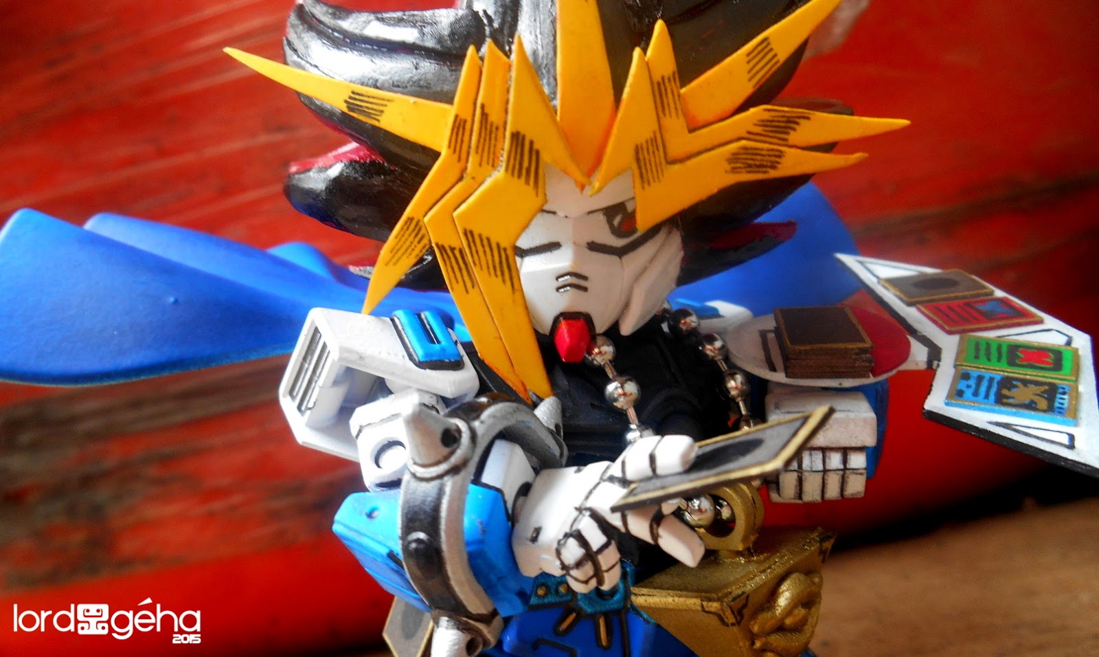 SD Gundam Custom - "King of Games" Yugi Gundam GeHa Lord : "
