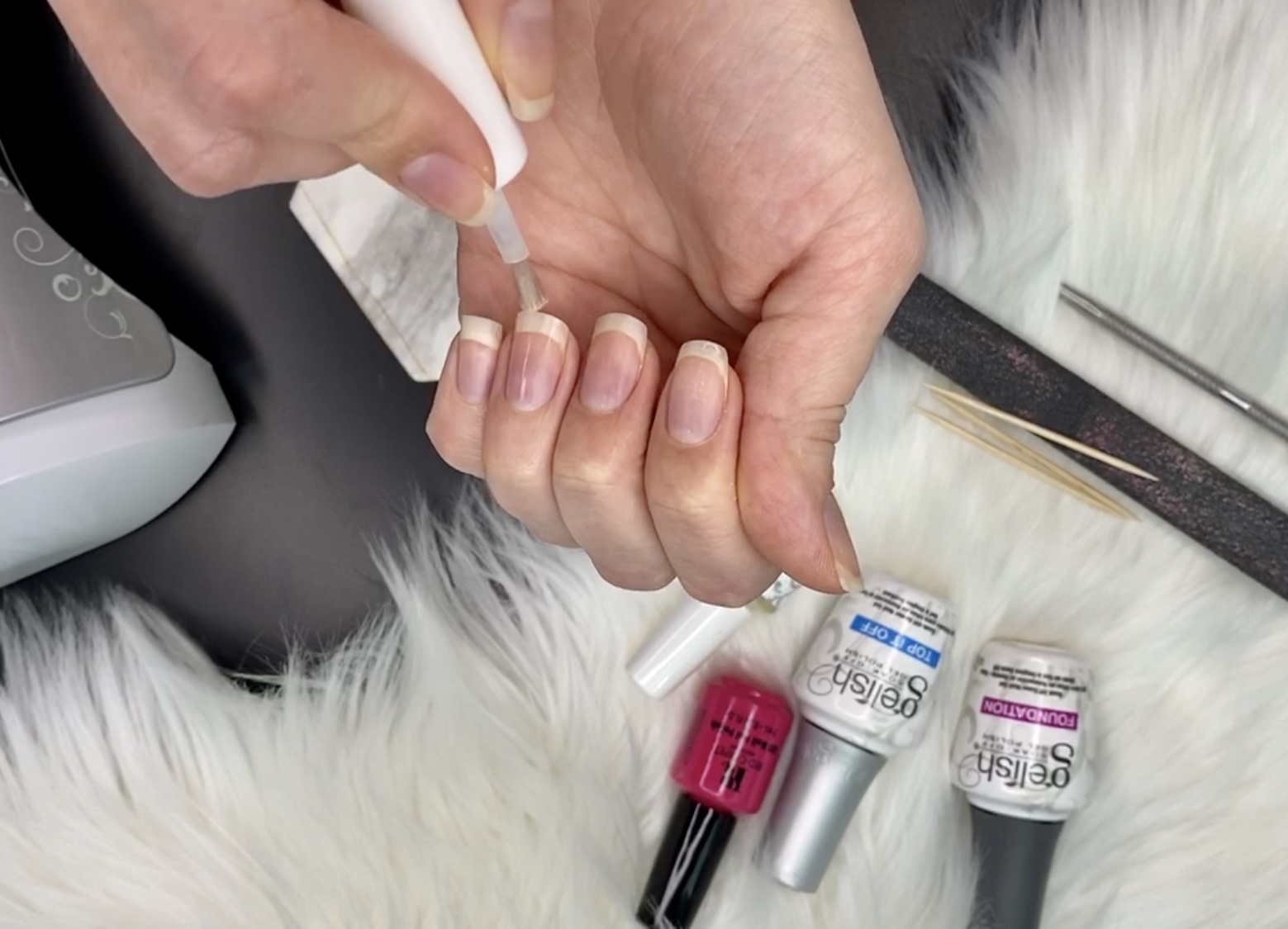 Notorious Nicolette At Home No Chip Manicure Step by Step guide