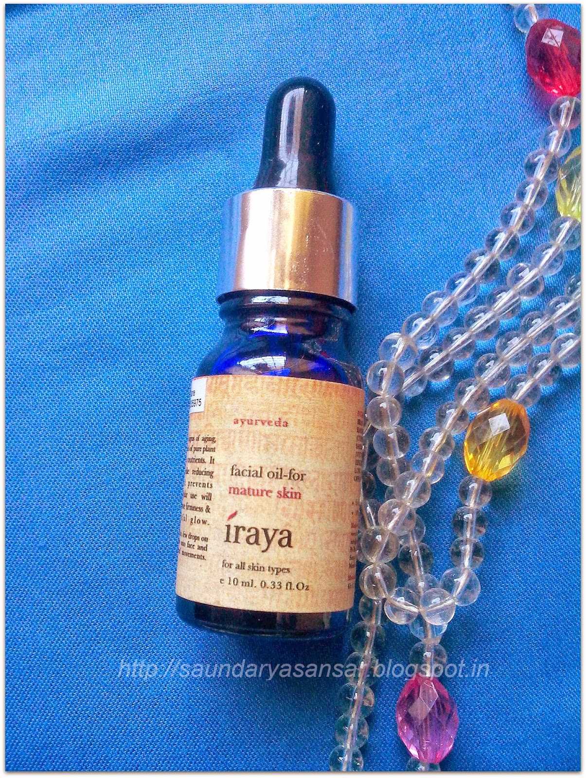 Beauty and Fashion obsessions Facial Oil for Mature Skin from IRAYA